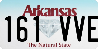 AR license plate 161VVE