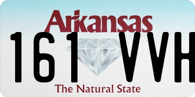 AR license plate 161VVH