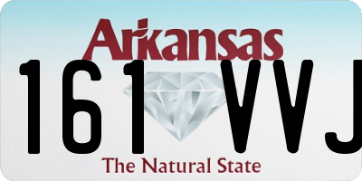 AR license plate 161VVJ