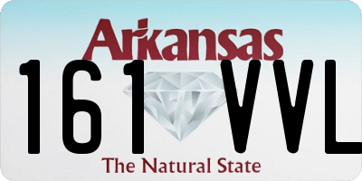 AR license plate 161VVL