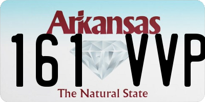 AR license plate 161VVP