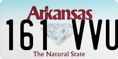 AR license plate 161VVU