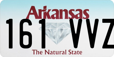 AR license plate 161VVZ