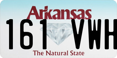 AR license plate 161VWH