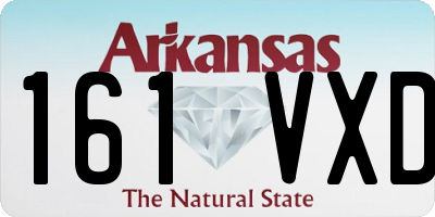 AR license plate 161VXD