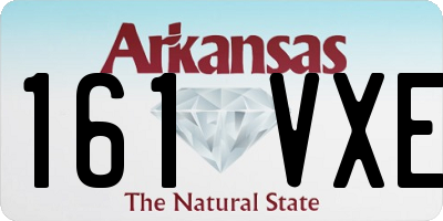 AR license plate 161VXE