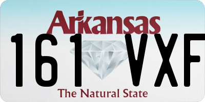 AR license plate 161VXF
