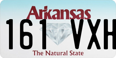 AR license plate 161VXH