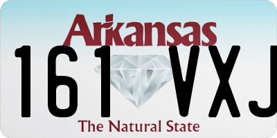 AR license plate 161VXJ