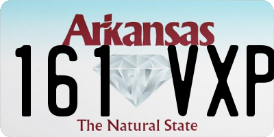 AR license plate 161VXP