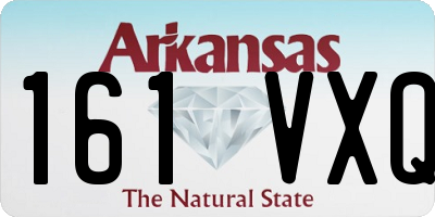 AR license plate 161VXQ