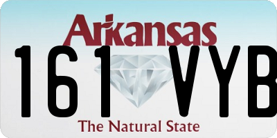AR license plate 161VYB