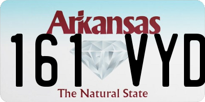 AR license plate 161VYD
