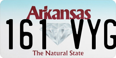 AR license plate 161VYG