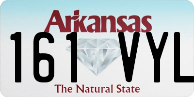 AR license plate 161VYL