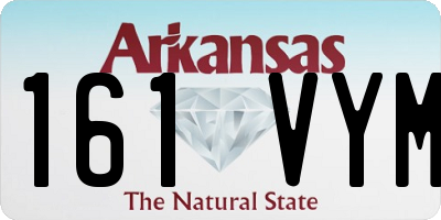 AR license plate 161VYM
