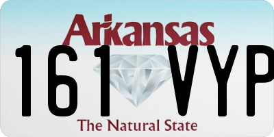 AR license plate 161VYP