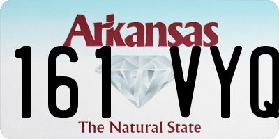 AR license plate 161VYQ