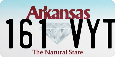 AR license plate 161VYT
