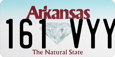 AR license plate 161VYY
