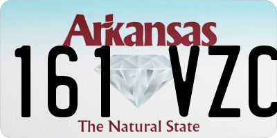 AR license plate 161VZC