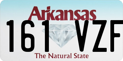 AR license plate 161VZF