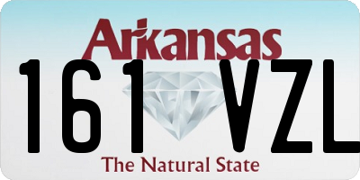 AR license plate 161VZL