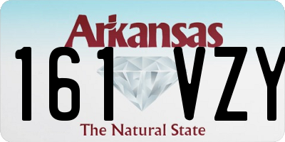 AR license plate 161VZY