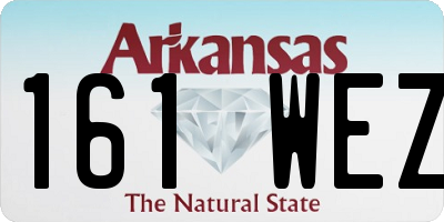 AR license plate 161WEZ