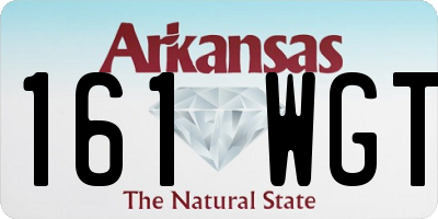 AR license plate 161WGT