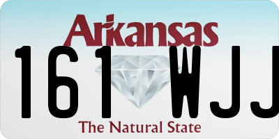 AR license plate 161WJJ