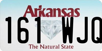 AR license plate 161WJQ