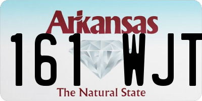 AR license plate 161WJT