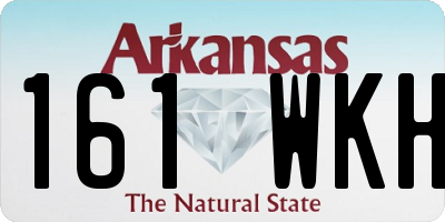 AR license plate 161WKH