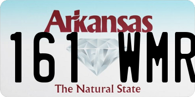 AR license plate 161WMR