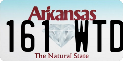 AR license plate 161WTD