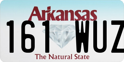 AR license plate 161WUZ