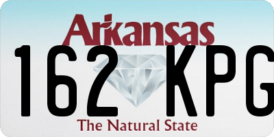 AR license plate 162KPG