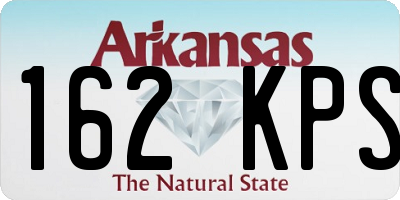 AR license plate 162KPS