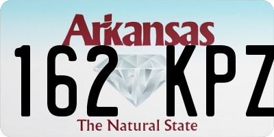 AR license plate 162KPZ