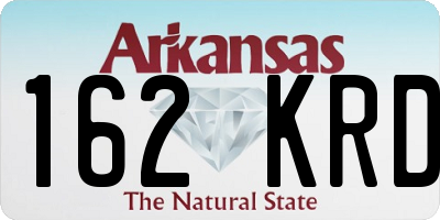 AR license plate 162KRD