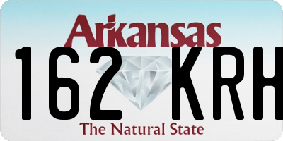 AR license plate 162KRH