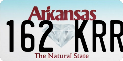 AR license plate 162KRR