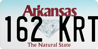 AR license plate 162KRT