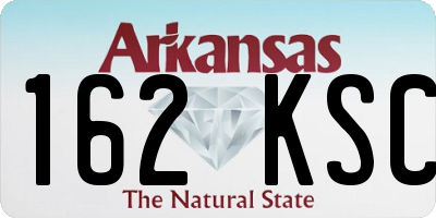 AR license plate 162KSC