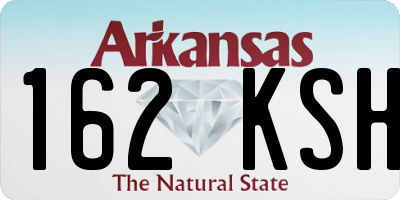 AR license plate 162KSH