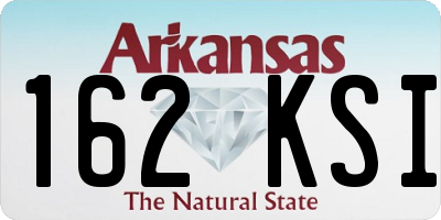 AR license plate 162KSI
