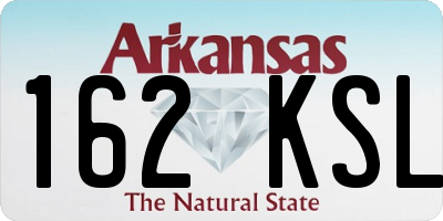 AR license plate 162KSL