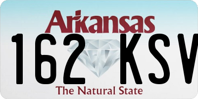 AR license plate 162KSV