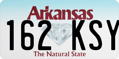 AR license plate 162KSY